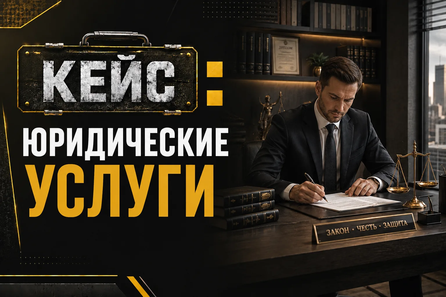 Обложка кейса: юридические услуги